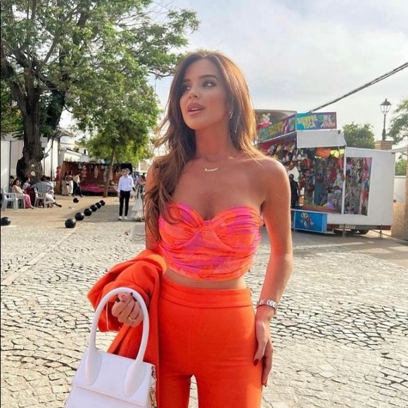 Zara Tulle Bustier Crop Top. NWT. Size Small. - Picture 6 of 11